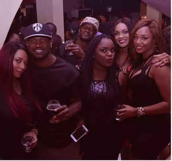 P-Square, Wives & Tony Elumelu Party With Akon At Jude Okoye